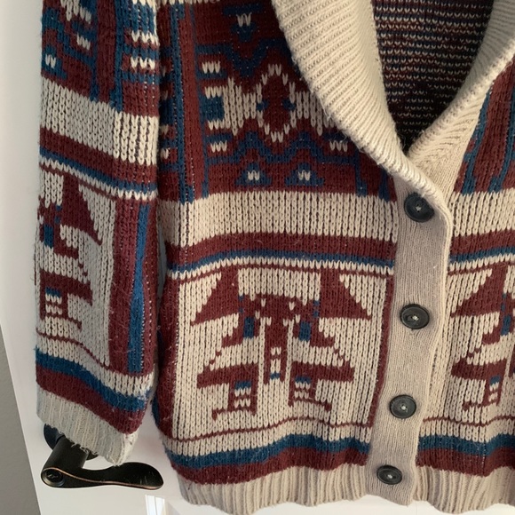 Cozy print cardigan - Picture 2 of 4